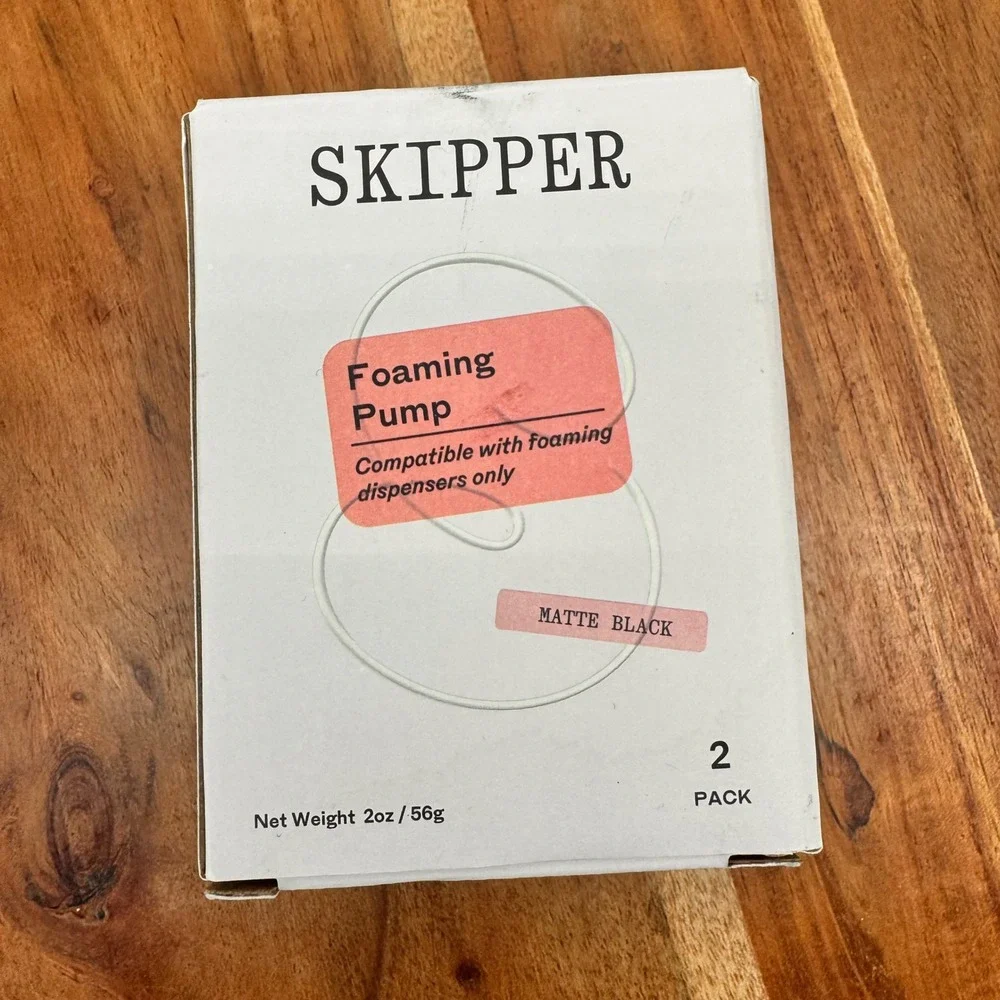 Skipper Foaming Pump Replacement Heads 2 Pack Matte Black 40mm 410 Thread New
